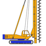 BF15, Continuous Flight Auger (CFA) rig