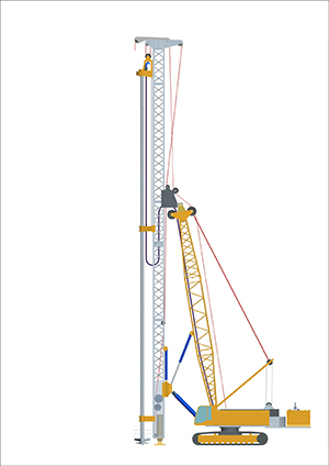 MODEL&CO, manufacturer of Continuous Flight Auger (CFA) rig equipment BL20 for foundation engineering. MODEL&CO, manufacturer of foundation engineering equipment