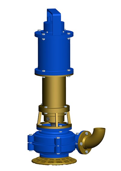 Manufacturer of submersible mud pumps P180SE for foundation engineering. MODEL&CO.