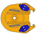 BC10 BC15, Cabeza de rotación de barrena continua