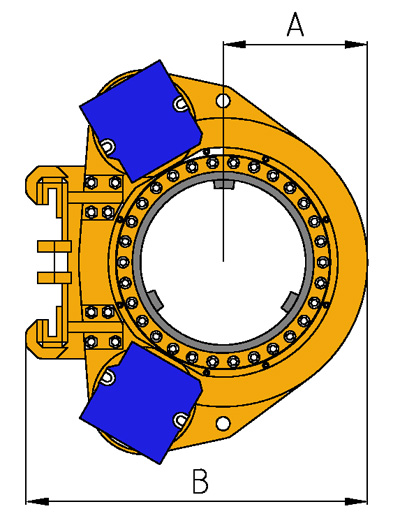 MODEL&CO, fabricante cabezas de rotación R4S para pilote perforado para obras de cimentaciones especiales