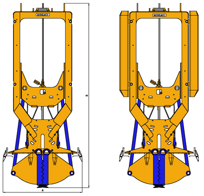 MODEL&CO, fabricante de cucharas mecánicas CMP para maquinaria de muro pantalla para obras de cimentaciones especiales