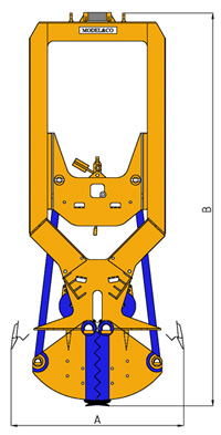 MODEL&CO, fabricante de cucharas mecánicas CMSL para maquinaria de muro pantalla para obras de cimentaciones especiales