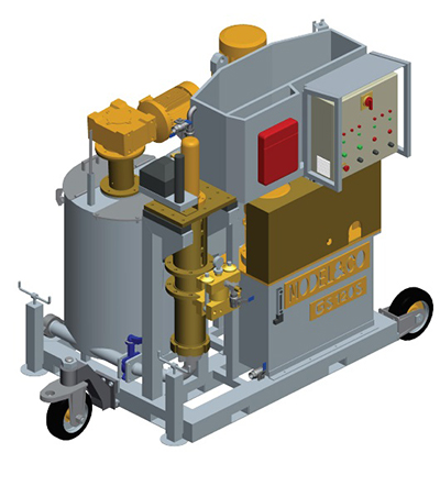 MODEL&CO, fabricante de grupo de inyección de lechadas compacto para cimentaciones especiales. Fabricante de maquinaria de preparación e inyecci&oacutE;n de lechadas