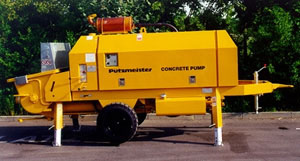 Used Putzmeister BSA for rent and sale. Used concrete pumps for CFA rigs for rent or sale