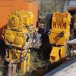 Used TOMEN VM2-5000 (Vibratory hammer) driving precast concrete piles engineering foundation equipment for